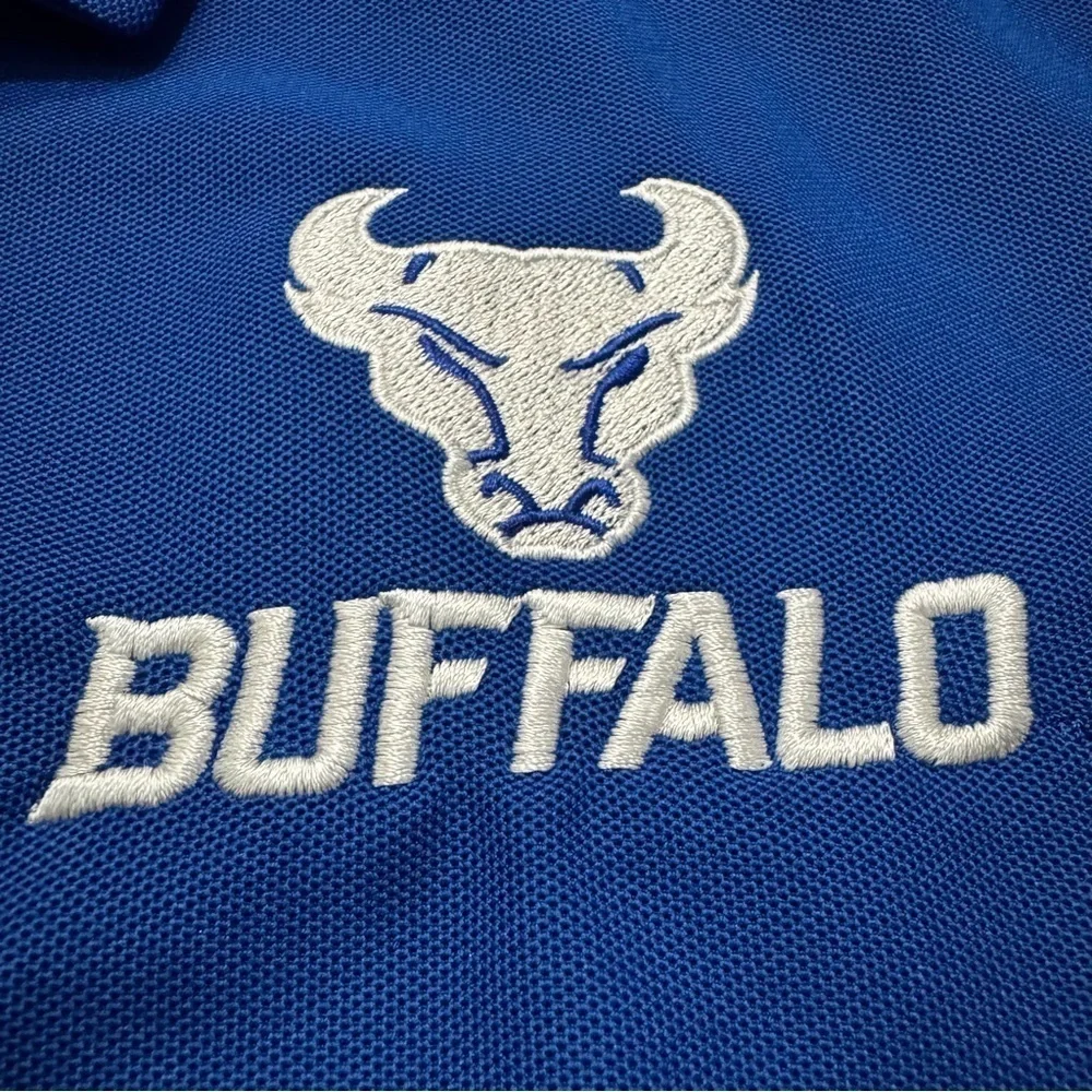 Rare Style Women’s NIKE DRI-FIT Authentic UB/BUFFALO BULLS Blue POLO/Golf SHIRT
